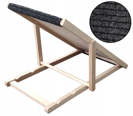 RAMPA REGULOWANA POCHYLNIA PODEST DLA ZWIERZAKA REGULACJA 35-45 cm SCHODY