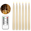 6x ŚWIECZKA LED RUCHOMY PŁOMIEŃ WKŁAD Z PILOT