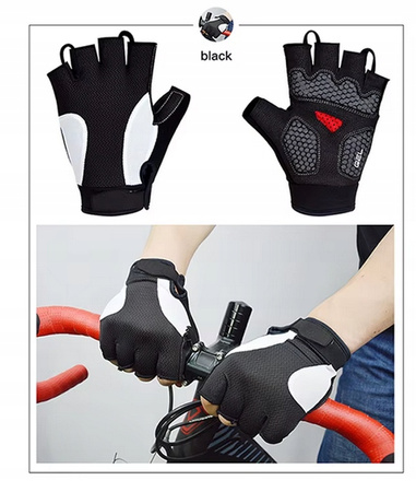 DAREVIE Rękawice sportowe rowerowe MTB bez palców XL