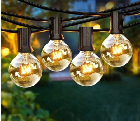 Girlanda choinkowa OGRODOWA ŁAŃCUCH ŚWIETLNY na choinkę10M 30X LED +2