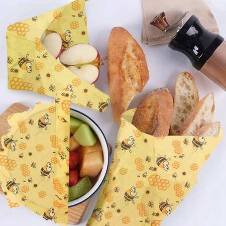 Woskowijka do przycinania 1 arkusz 30,5x100 cm w paski zółta do żywności