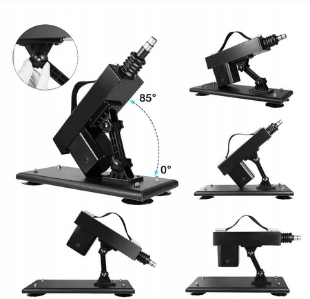SEX MASZYNA - 5 x DILDO ZESTAW - 350 RUCHÓW/MIN WIBRATOR WIELOFUNKCYJNY