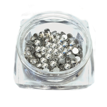 Cyrkonie Szlifowane Srebrne (Czarny Spód) Nr 2