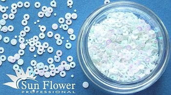 Kółka Mikro - Biały Tęczowy - K02