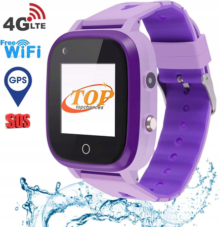 Smartwatch inteligentny zegarek GPS z wodoodporną WIFI połączenia SOS