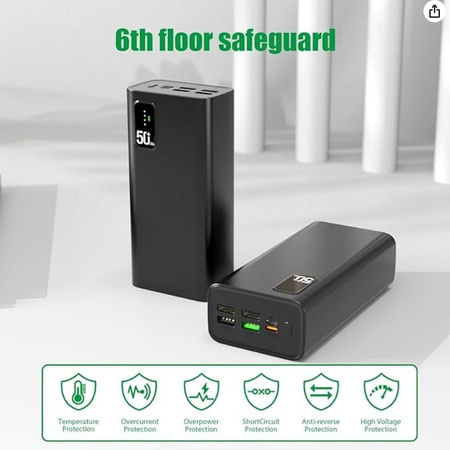 Powerbank TOOSPON 50000 mAh czarny