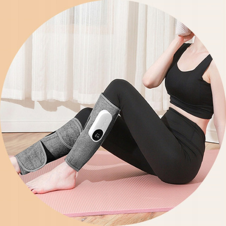 Masażer nóg do krążenia i łagodzenia bólu, masażer kompresyjny łydek czarny