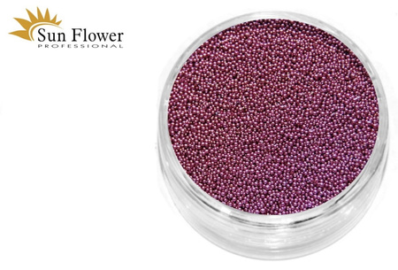 Kawior - Kuleczki szklane mikro, do zdobień paznokci - Bk11