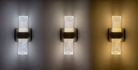Nowoczesna Lampa Ścienna LED Kinkiet– Regulowana Barwa Światła powystawowa