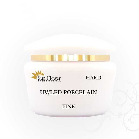 Porcelana UV -  Róż - Twarda Proszek Akryl