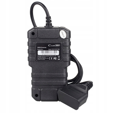 CR-3001 INTERFEJS SKANER BŁĘDÓW KASOWANIE OBD-2