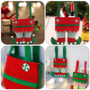  Torba na prezenty świąteczne Spodnie elfa torba na cukierki elf spodnie