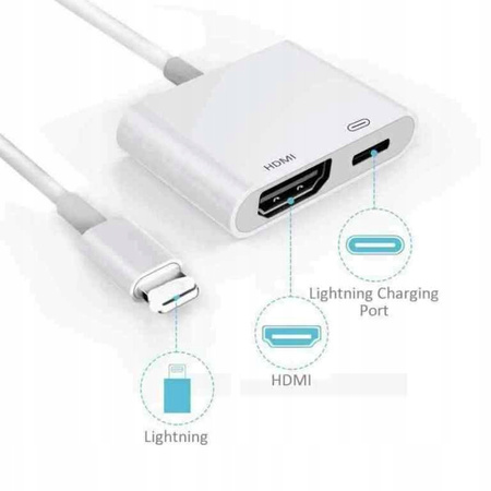 Kabel USB - Apple Lightning 0,13 m