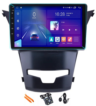 RADIO SAMOCHODOWE NAWIGACJA LTE 64GB GPS SSANGYONG KORANDO 3 14-16 ANDROID