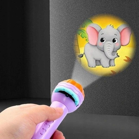 80 WZORY ZWIERZĘCE MINI PROJEKTOR ZDJĘĆ LATARKA