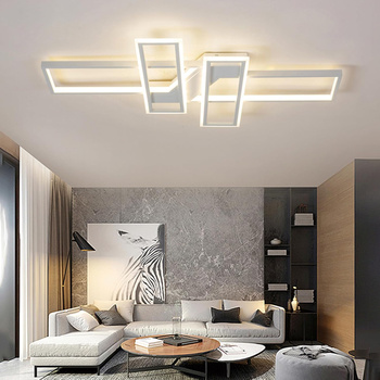 Lampa sufitowa led do salonu plafon 71W biała