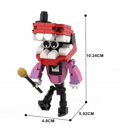 KLOCKI KONSTRUKCYJNE The Amazing Digital Circus ZESTAW 7 FIGUREK 388EL