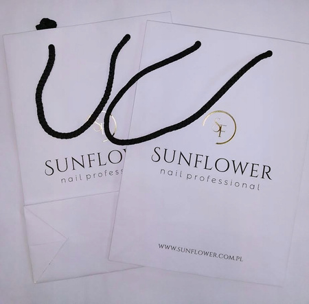 Torebka ozdobna z logo mała 10 szt.