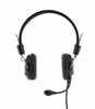 Bluestork MC-201 zestaw słuchawkowy z opaską na głowę, czarny, srebrny -