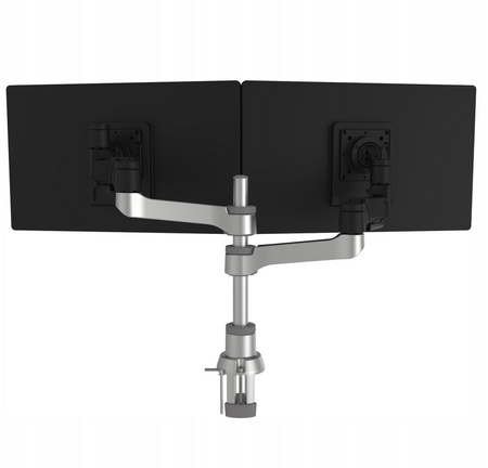 R-Go Caparo 4 D2 Cyrkularny Uchwyt na dwa monitory