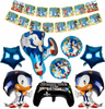 Zestaw Urodzinowy Balony Sonic Dekoracje Balony