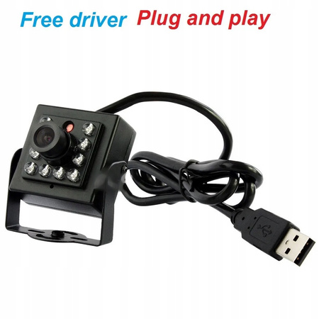 480P HD CMOS OV7725 mini kamera bezpieczeństwa USB podczerwień noktowizor