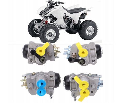  4 Cylinderki Hamulcowe Kół do TRX300 4WD 1988-2000 Przednie Lewy Prawy