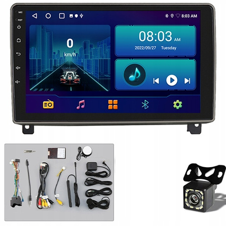 RADIO NAWIGACJA GPS PEUGEOT 407 2004-2011 ANDROID + dekoder CAN + kamera
