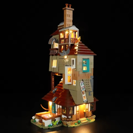 Zestaw oświetlenia LED DIY do zestawu klocków LEGO 76437 The Burrow