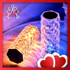 LAMPKA LED KRYSZTAŁOWA DIAMENTOWA RGB DOTYKOWA + PILOT USB prezent