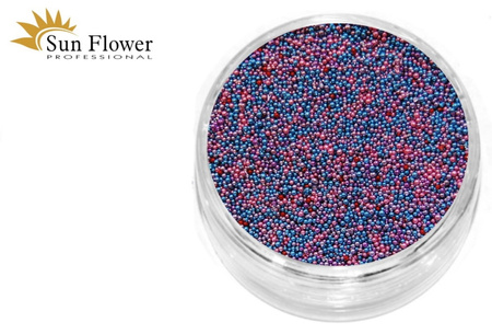 Kawior - Kuleczki szklane mikro, do zdobień paznokci - Bk38