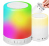 LAMPKA NOCNA Z GŁOŚNIKIEM BLUETOOTH, DOTYKOWA LAMPKA NOCNA, 6 KOLORÓW