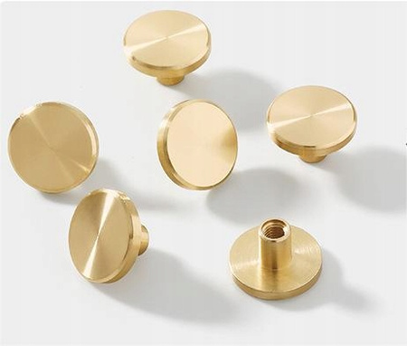 5x uchwyty meblowe skórzane 14 cm brązowe uchwyty do mebli + śruby