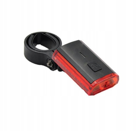 Tylne światło bezpieczeństwa LED ze zintegrowanym akumulatorem powystawowy