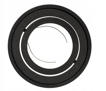 OPRAWA HALOGENOWA OKRĄGŁA NATYNKOWA RUCHOMA BIAŁA 50mm