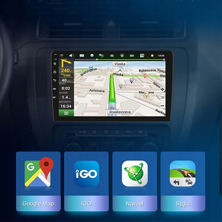 RADIO ANDROID MERCEDES BENZ ML slot SIM 8/256GB 2 kamery wideorejstrator