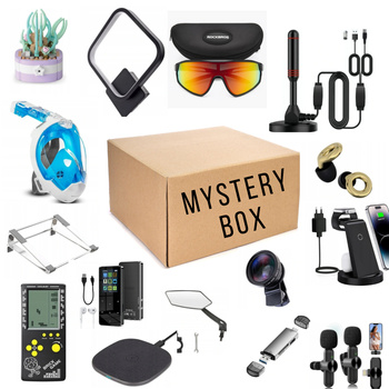 Paczka niespodzianka BOX MIX akcesoria, zabawki, elektronika, dom