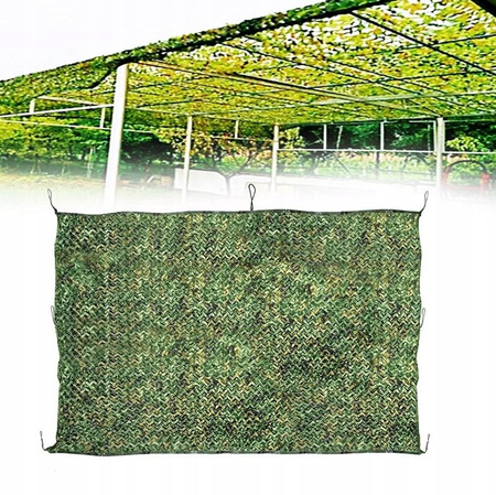 2.8 x 2.1 metra SIATKA MASKUJĄCA WOJSKOWA PODWÓJNA WARSTWA KAMUFLAŻ