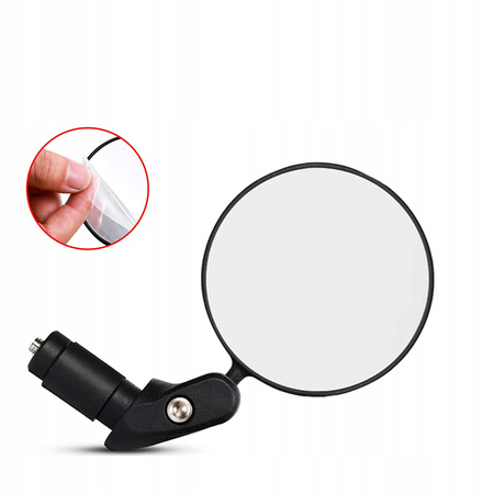 Rowerowe lusterko wsteczne, odpowiednie do kierownic 18-22mm 1 para