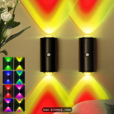  Inteligentna lampka nocna LED z czujnikiem ruchu i RGB