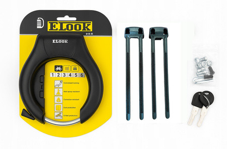 BLOKADA ZAPIĘCIE KOŁA TYŁ ZABEZPIECZENIE ROWEROWE BLOKADA KOŁA