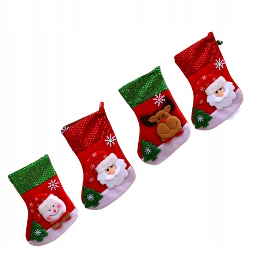 Zestaw 4 szt Skarpet Skarpeta na Prezenty Świąteczna na Kominek pol_pl_Zestaw-4-szt-Skarpet-Skarpeta-na-Prezenty-Swiateczna-na-Kominek-7714_1