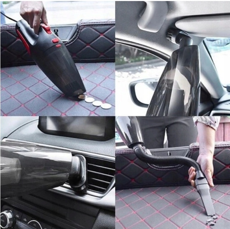 ODKURZACZ SAMOCHODOWY ODKURZACZ RĘCZNY BEZPRZEWODOWY PRZENOŚNY 120 W USB