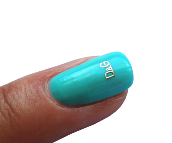 Ozdoby Do Paznokci - Napis D&Amp;G Złoto - (wzór Cienki)