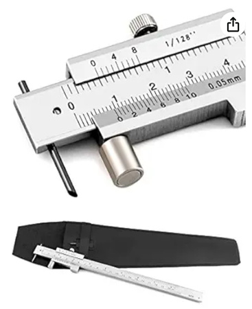 SUWMIARKA TRASERSKA Z RYSIKIEM 200mm/0,05mm