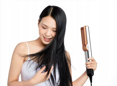 Suszarka do włosów i prostownica, szczotka z gorącym powietrzem 2 w1