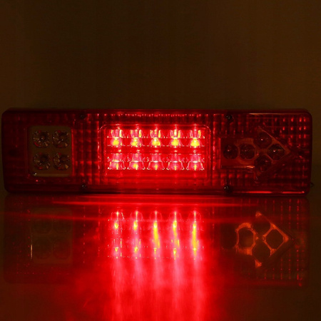 LAMPY TYLNE PRZYCZEPY ZESPOLONE ŚWIATŁA LED 12V