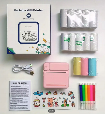 Wielofunkcyjna drukarka termiczna mini drukarka