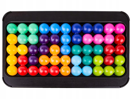 LOGICZNA GRA ZRĘCZNOŚCIOWA IQ, UKŁADANKA, ŁAMIGŁÓWKA, KOLOROWE KLOCKI 3D