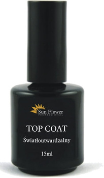 Top Coat UV 9ml - Top Coat Utwardzalny W Świetle UV